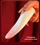  Máy Massage Tougue Women Trắng Hồng Mềm Mại ( Lưỡi Rung Cực Mạnh ) 