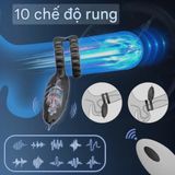  Vòng Khóa Đeo Nam Giới, 10 Tần Số Rung, Có Điều Khiển Từ Xa 