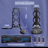  Vòng Đeo Khóa Nam Giới Dạng Lưới, Điều Khiển App, Nhiều Tần Số Rung 
