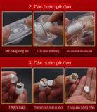  Bao Cao Su Đôn Dzên Rung, Có Quai Đeo, Silicone Trong Suốt, Nhiều Tần Số Rung 