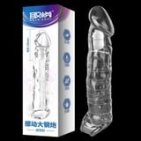  Bao Cao Su Đôn Dzên Rung, Có Quai Đeo, Silicone Trong Suốt, Nhiều Tần Số Rung 