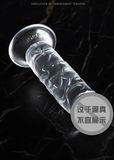  DV Giả Cao Cấp Gân Jewsn , Silicone Trong Suốt, Có Đế Dán Tường 
