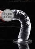  DV Giả Cao Cấp Gân Jewsn , Silicone Trong Suốt, Có Đế Dán Tường 