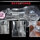  Cốc TD Nam Giới Silicone Trong Suốt Hình Dạng DV Male Anal Ass 