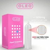 I New I Bao Cao Su Oleo, Đa Năng, Mỏng, Kéo Dài Thời Gian, Siêu Điểm Nổi, Hộp 10 Cái 