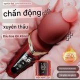  Chày Massage Cao Cấp Jiuuy Grace 81, Nhiều Tần Số Rung, 2 Đầu Thay Thế, Nhiệt Độ Cực Hot 