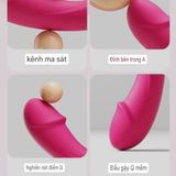  Cây Massage 2 Đầu Mizzee, Nhiều Tần Số Rung 