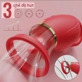  Máy Massage, Lưỡi Đa Năng, Nhiều Tần Số Rung, Thụt, Mút, Liếm Cao Cấp 
