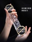  DV Giả Gân Galaku , Silicone Trong Suốt, Có Đế Dán Tường 