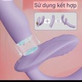  Trap On Dành Cho Nữ, Massage 02 Đầu, Tháo Lắp Dễ Dàng, Nhiều Tần Số Rung, Sử Dụng App 