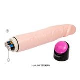  DV Giả 2 Pin Sex Rung, Ngoáy, Mềm Mại ( Màu Da ) 