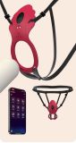  Máy Massage Dạng Quần, Dây Đeo Màu Đỏ, SD App, Nhiều Tần Số Rung 