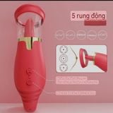  Máy Massage, Lưỡi Đa Năng, Nhiều Tần Số Rung, Thụt, Mút, Liếm Cao Cấp 