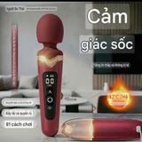  Chày Massage Cao Cấp Jiuuy Grace 81, Nhiều Tần Số Rung, 2 Đầu Thay Thế, Nhiệt Độ Cực Hot 