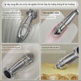  Máy Massage Hình DV Mini, Kim Loại Sốc Điện Giữa Thân, Có Điều Khiển Từ Xa Cao Cấp 
