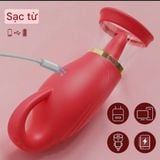  Máy Massage, Lưỡi Đa Năng, Nhiều Tần Số Rung, Thụt, Mút, Liếm Cao Cấp 