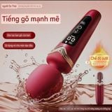  Chày Massage Cao Cấp Jiuuy Grace 81, Nhiều Tần Số Rung, 2 Đầu Thay Thế, Nhiệt Độ Cực Hot 