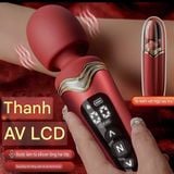  Chày Massage Cao Cấp Jiuuy Grace 81, Nhiều Tần Số Rung, 2 Đầu Thay Thế, Nhiệt Độ Cực Hot 