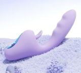  Máy Massage Giọt Nước Dạng Ống Đa Năng, Rung, Thụt, Liếm, Nhiệt Độ Ấm Áp 
