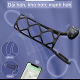  Vòng Đeo Khóa Nam Giới Dạng Lưới, Điều Khiển App, Nhiều Tần Số Rung 