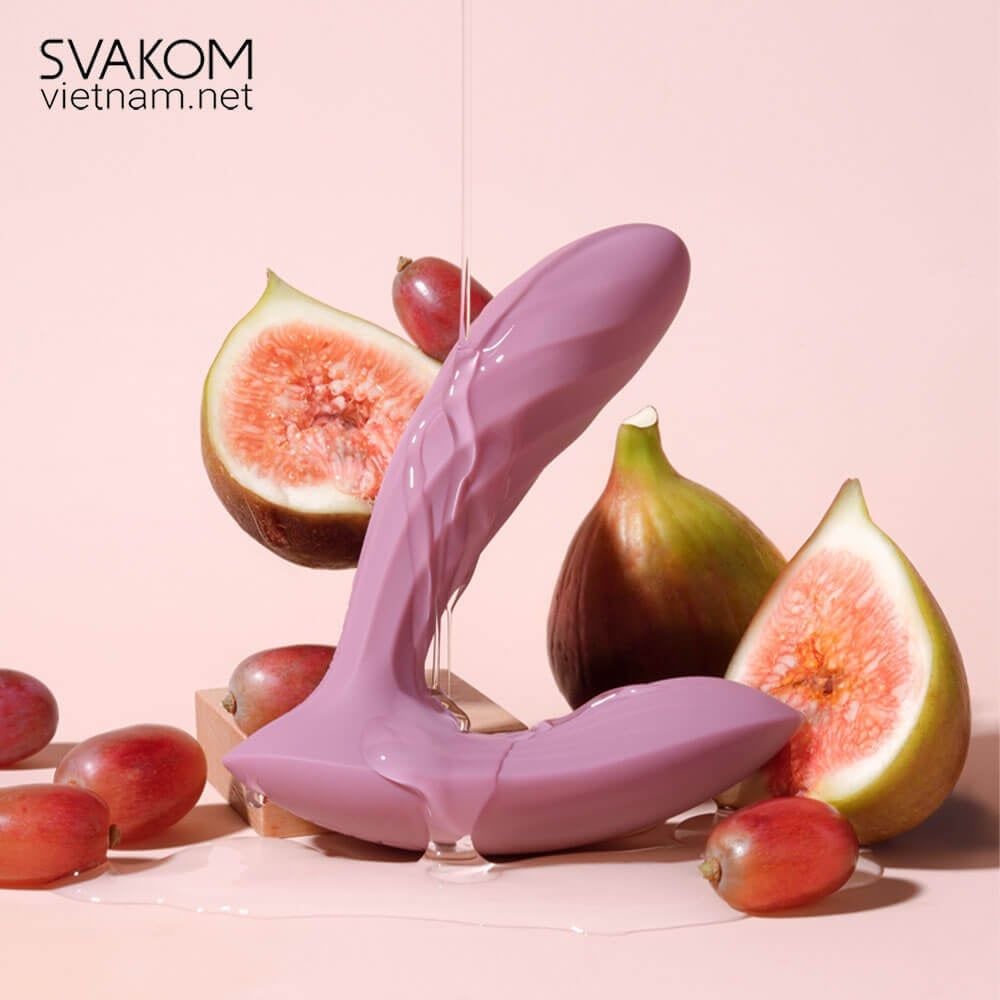  SVAKOM Erica Plus Đồ Chơi Tình Dục Nữ Hai Nhánh Rung Thụt Dùng App KooSync 