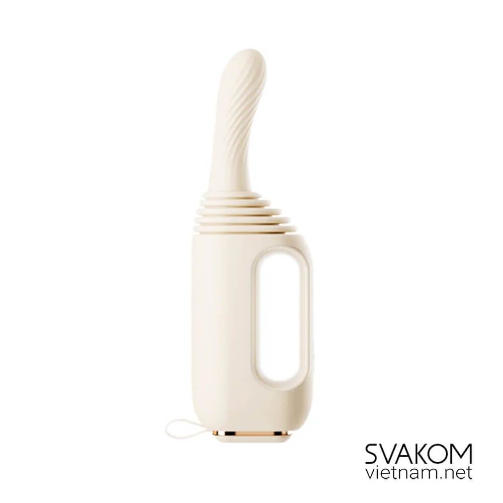  SVAKOM Handy Thruster – Dildo Tự Động Cao Cấp Rung Thụt Bú Hút Sưởi Ấm Dùng App 