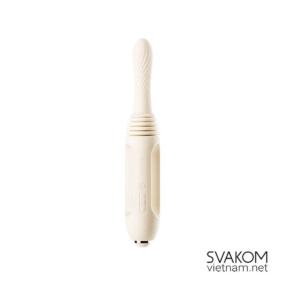  SVAKOM Handy Thruster – Dildo Tự Động Cao Cấp Rung Thụt Bú Hút Sưởi Ấm Dùng App 