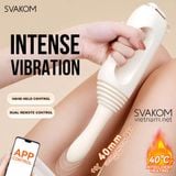  SVAKOM Handy Thruster – Dildo Tự Động Cao Cấp Rung Thụt Bú Hút Sưởi Ấm Dùng App 