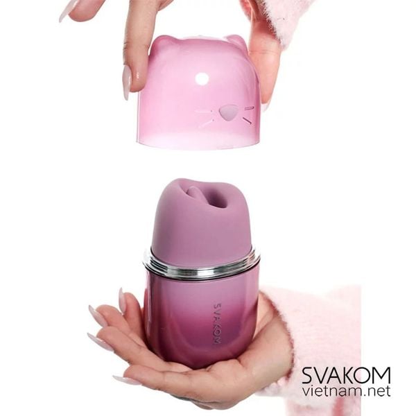 Máy rung liếm và hút âm vật svakom klitty