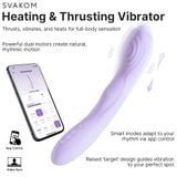  Máy Rung SVAKOM Selena – Sextoy Cao Cấp Điều Khiển App, Sưởi Ấm & Thụt Tự Động 