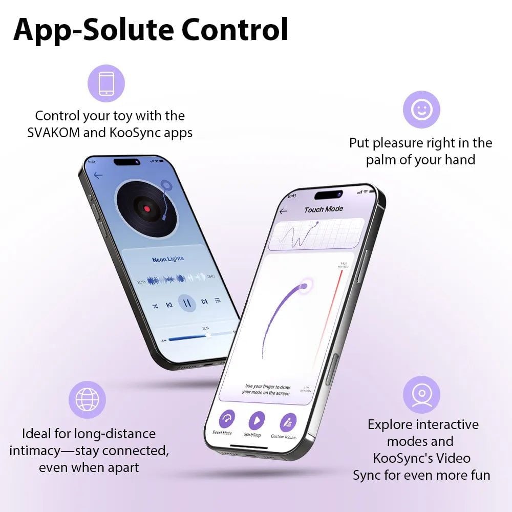  Trứng Rung SVAKOM Plume – Sextoy 2 Đầu Cao Cấp, Kích Thích Đa Điểm Tinh Tế Điều Khiển Qua App 