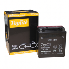 Ắc quy TOPLITE YTX16-BS 12V 14AH