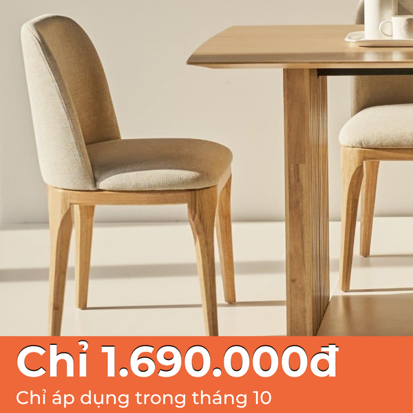  Ghế Ăn Bọc Đệm FINGAL 