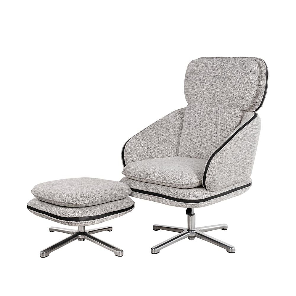  Combo Ghế Armchair Xoay 360 Và Đôn MOHO OASIS 
