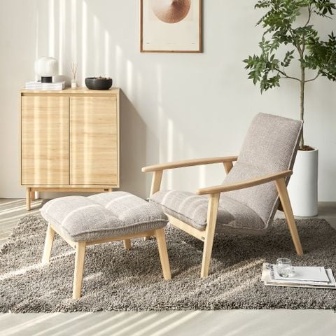  Ghế Armchair Thư Giãn Kèm Đôn MOHO OLLY 