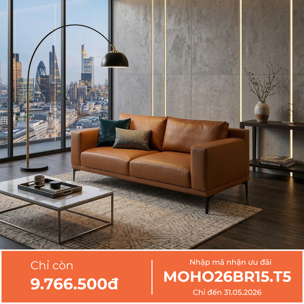  Ghế Sofa Da MOHO RIGA 2m 