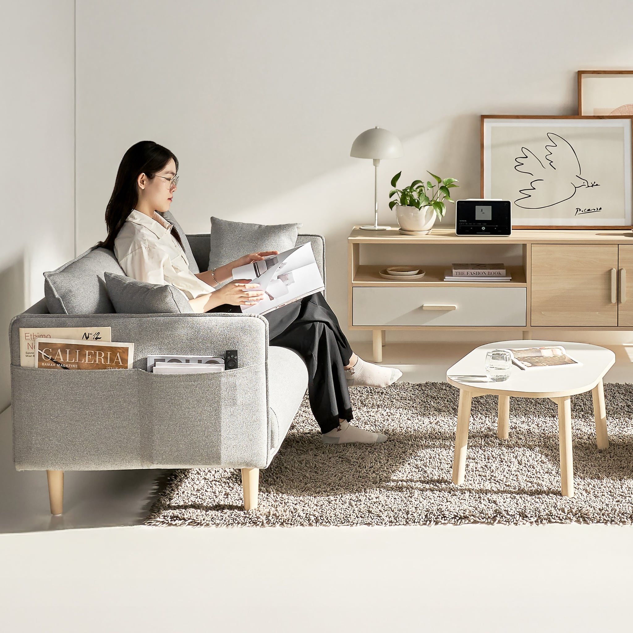  Combo Ghế Sofa Kèm Bàn Cafe NARVIK 