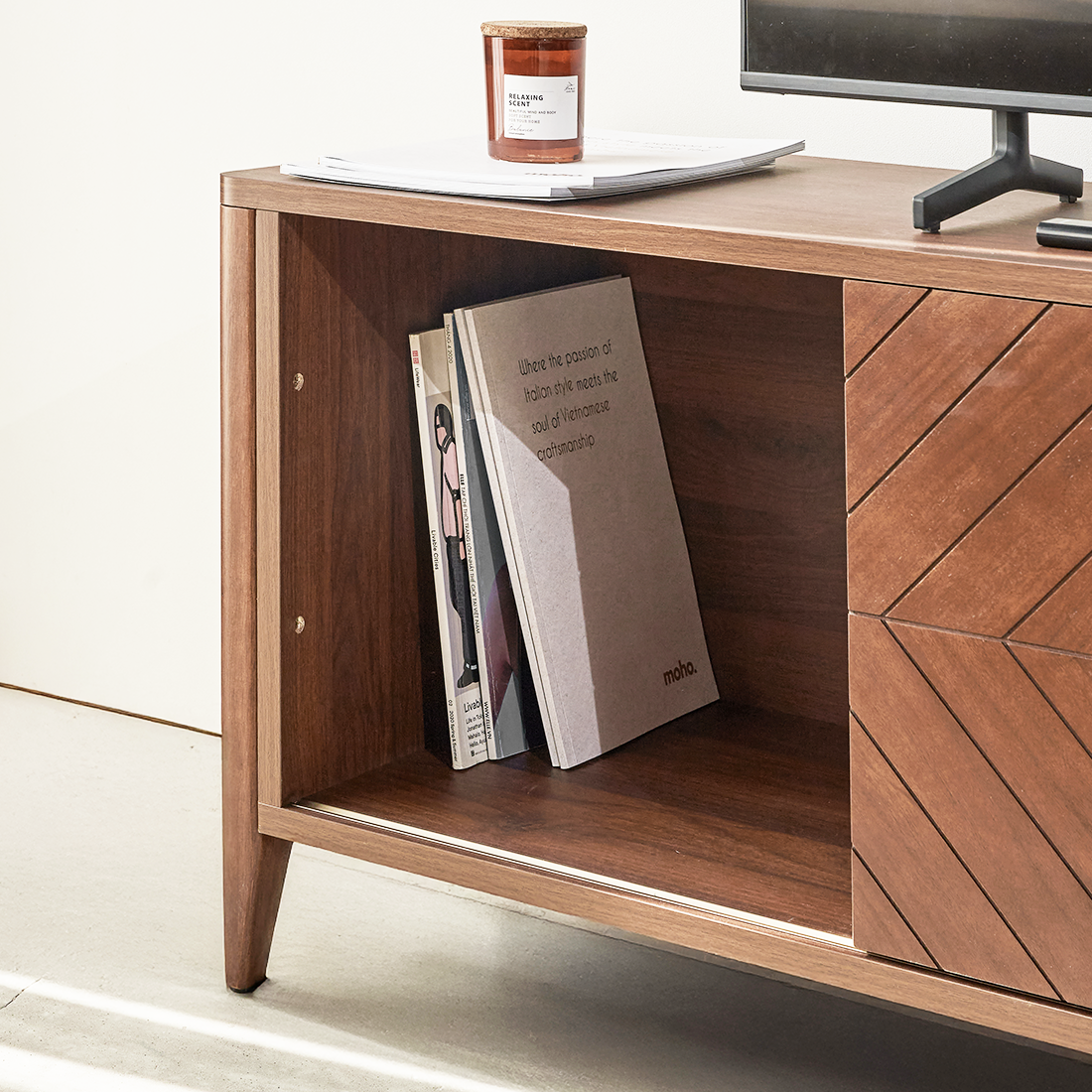  Kệ TV MOHO HOBRO 301 (Màu Nâu 180) 