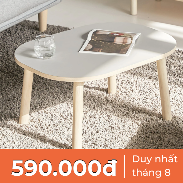  Bàn Sofa - Bàn Cafe - Bàn Trà Gỗ MOHO NARVIK 201 70cm 