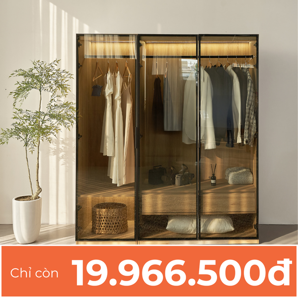  Combo Tủ Quần Áo Cánh Kính MOHO ASTRO - Nhiều kích thước 