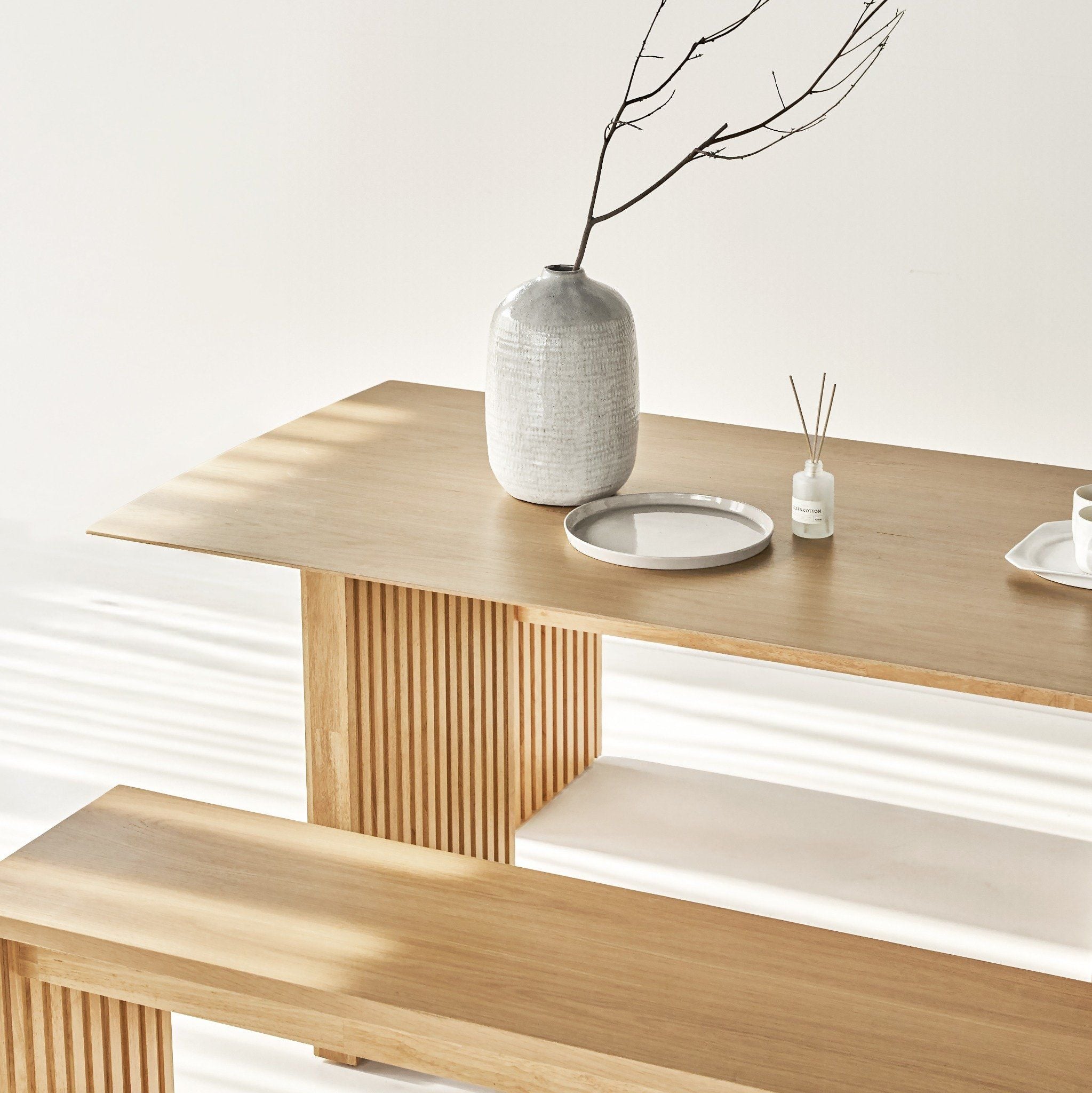  Bộ Bàn Ăn 6 Ghế Gỗ Tự Nhiên PLANK 