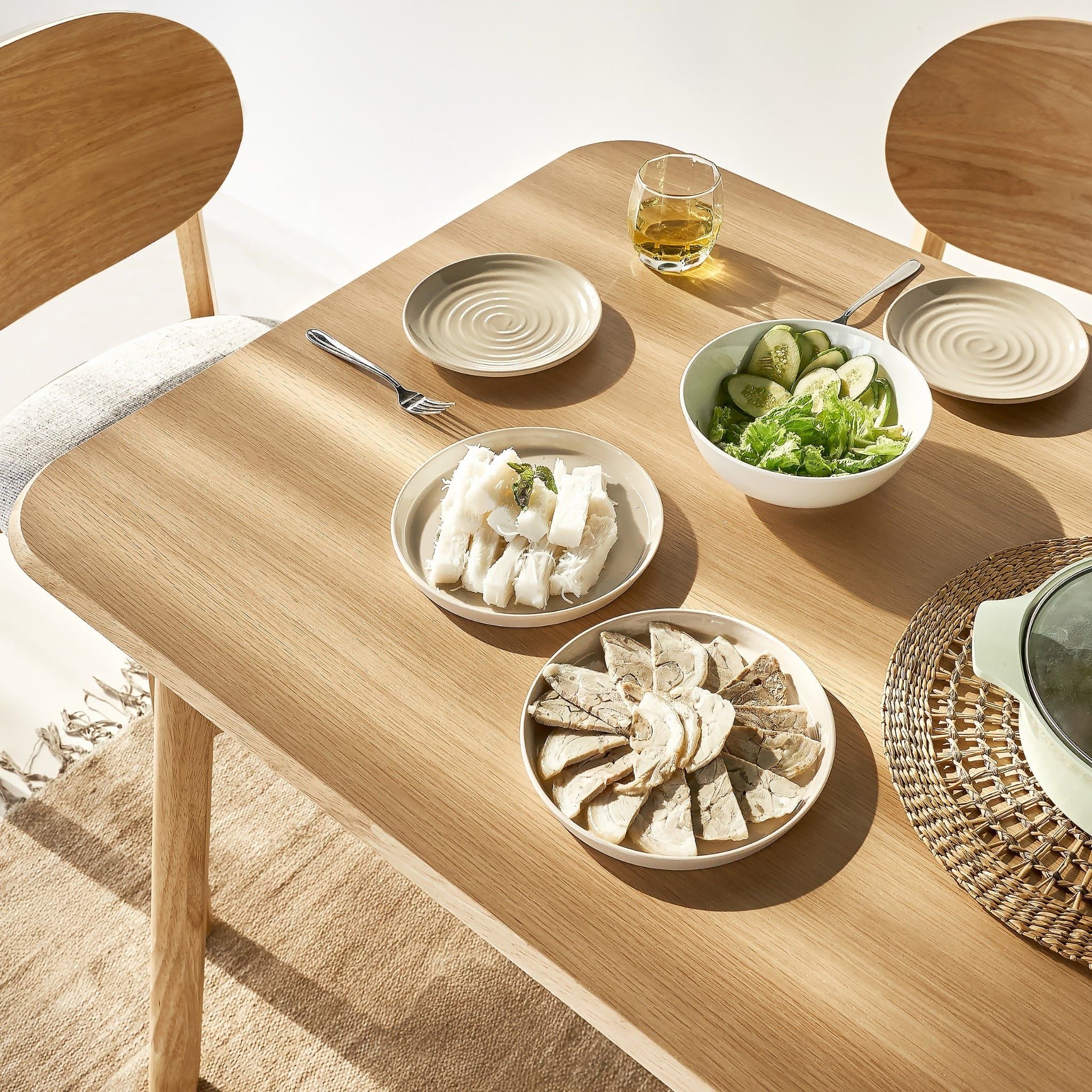  Bộ Bàn Ghế Ăn 4 - 6 Ghế Gỗ Tự Nhiên SERENA 