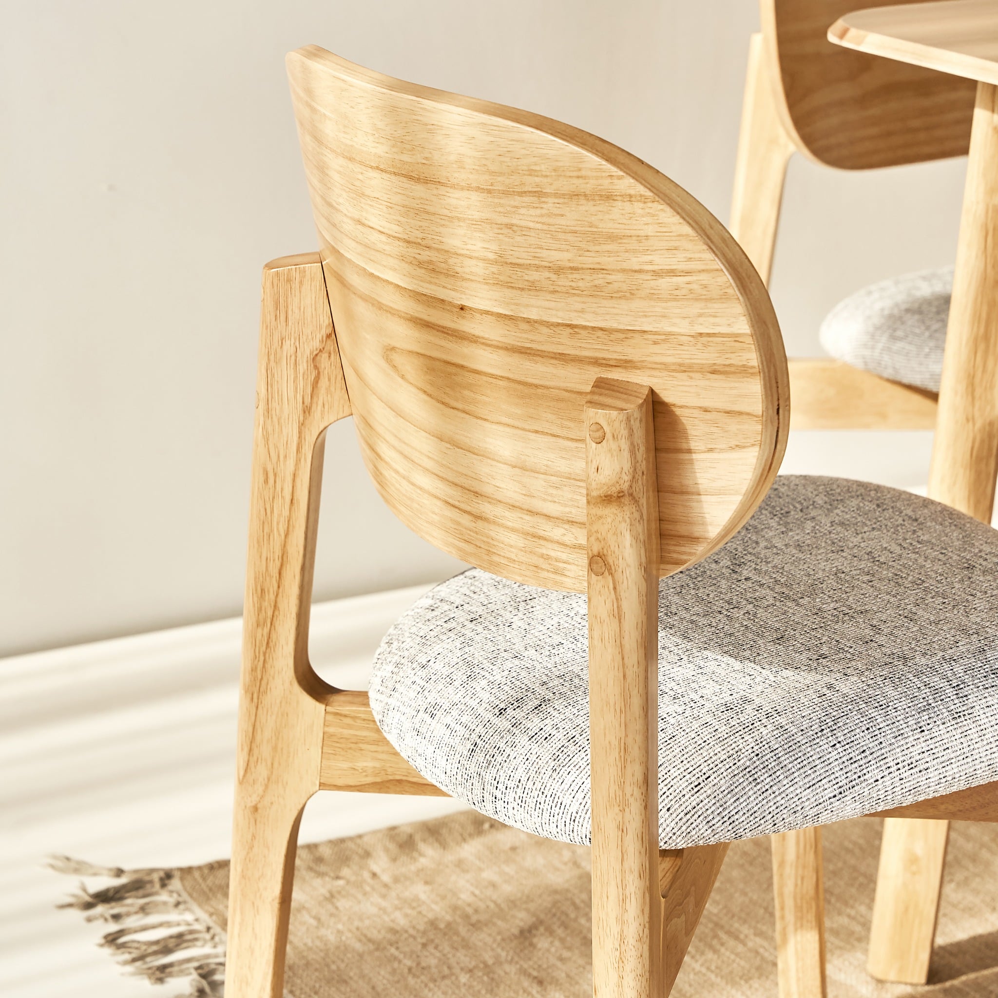  Ghế Ăn Gỗ Cao Su Tự Nhiên SERENA 