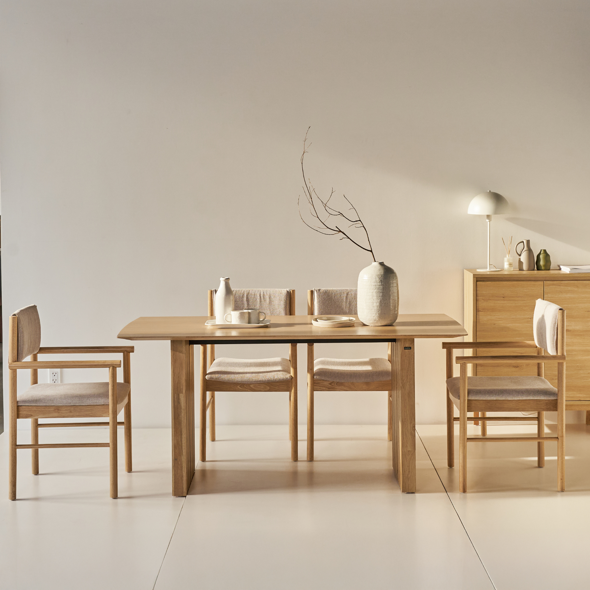  Bộ Bàn Ghế Ăn 4 Ghế Gỗ Tự Nhiên PLANK 