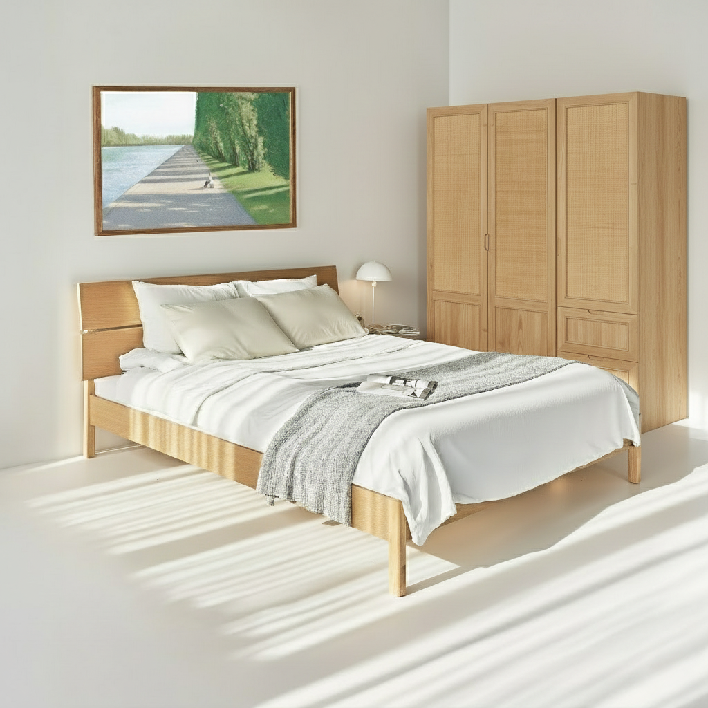  Combo Giường Tủ Quần Áo VLINE V3 