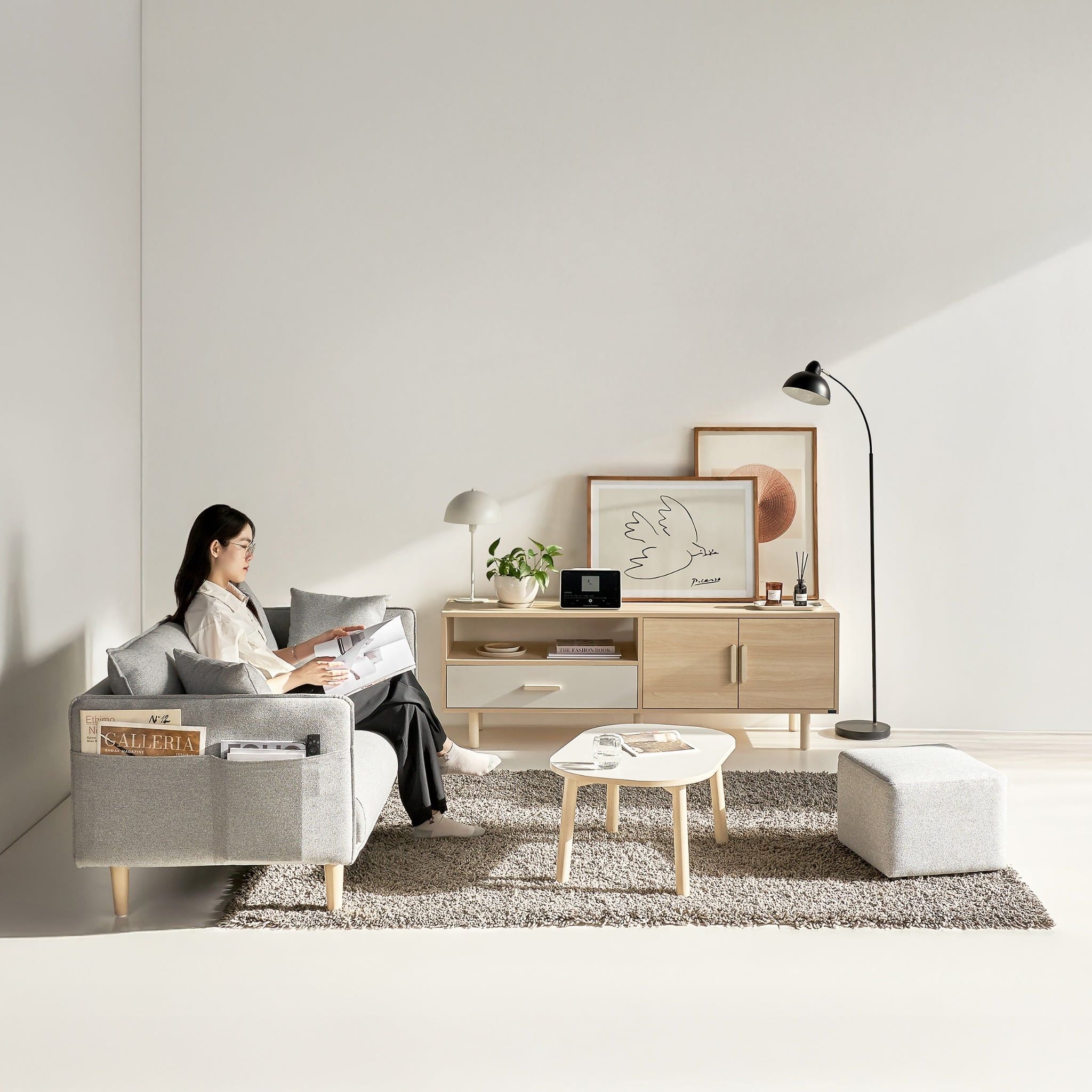  Full Combo Phòng Khách Narvik 201 Màu Tự Nhiên 