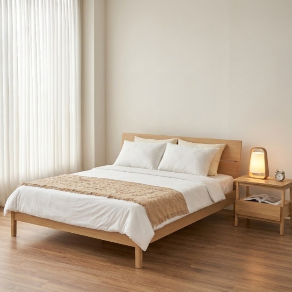  Giường Ngủ Gỗ MOHO VLINE 601 Nhiều Kích Thước 