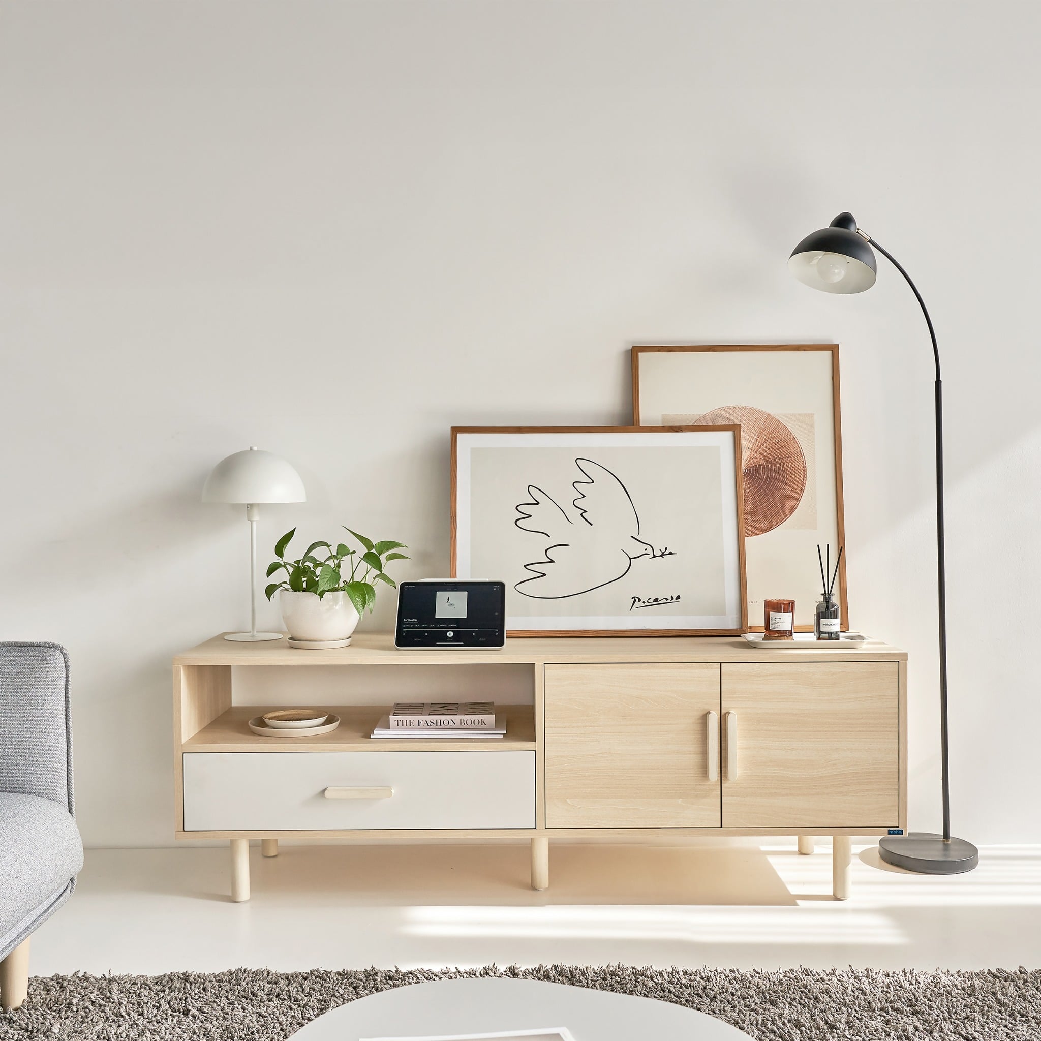  Tủ Kệ Tivi Gỗ MOHO NARVIK 201 1m6 