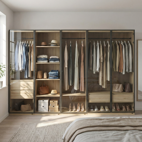  Combo Tủ Quần Áo Cánh Kính MOHO ASTRO - Nhiều kích thước 