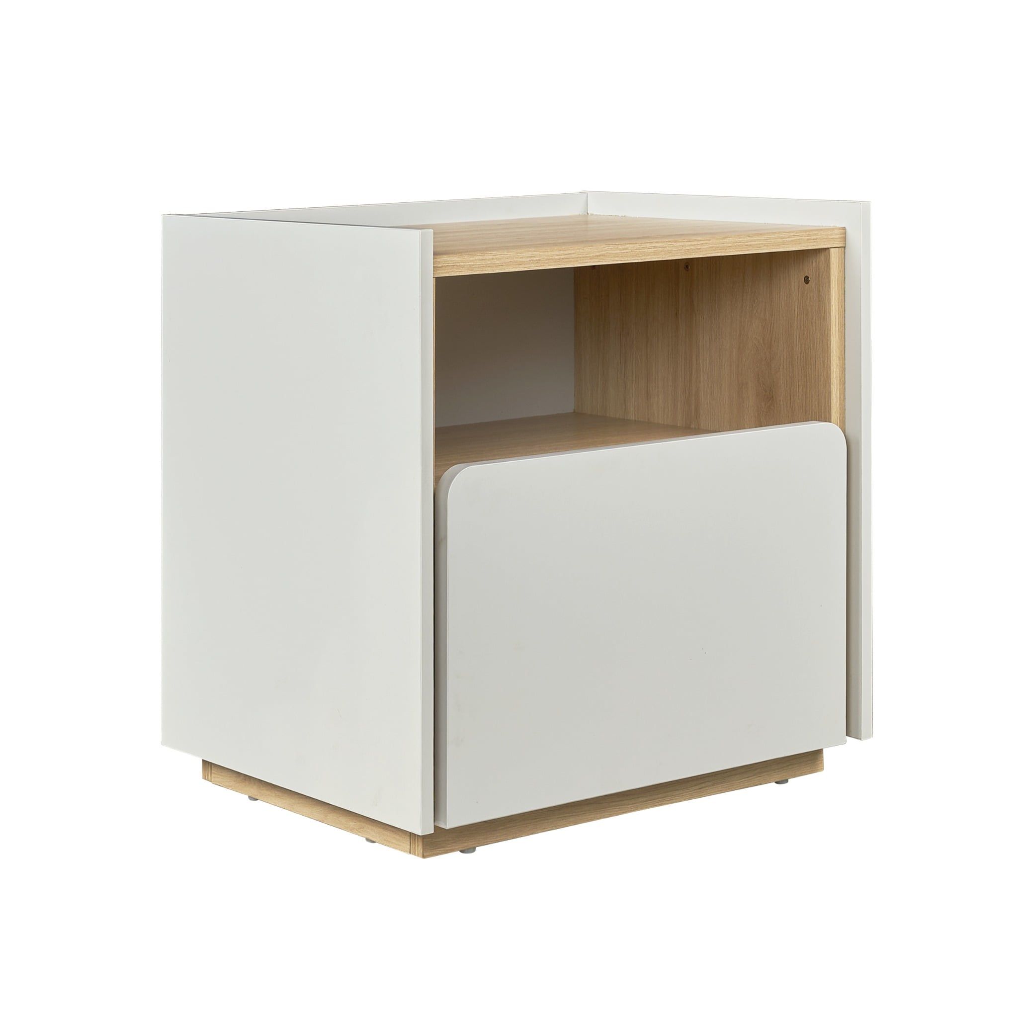  Tủ Đầu Giường VIENNA (Màu gỗ phối trắng) 